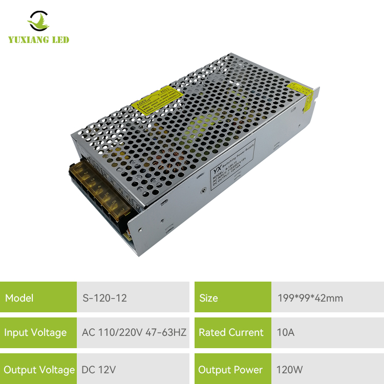 110v Ac 12v 10a Switching Power Supply