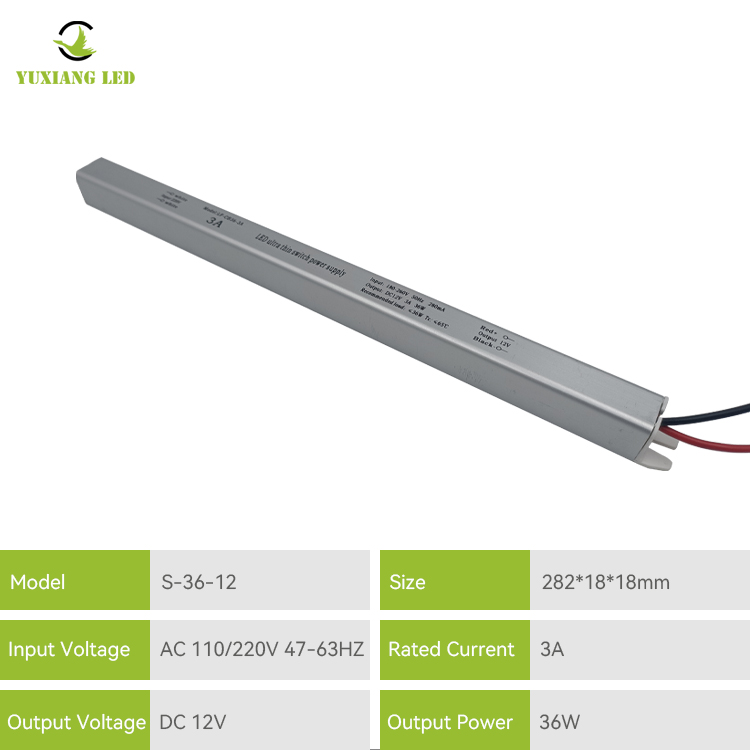 12v 3a Ultra Slim Led Power Supply