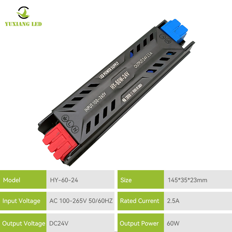 24v 60w Led High-performance linear semi-filled power supply