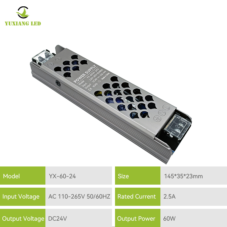 24v 60w Led Linear Lighting Power Supply