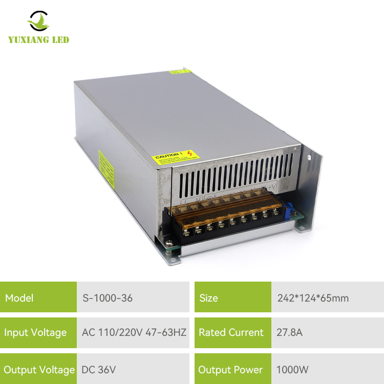 36v 1000W High Power Switching Power Supply