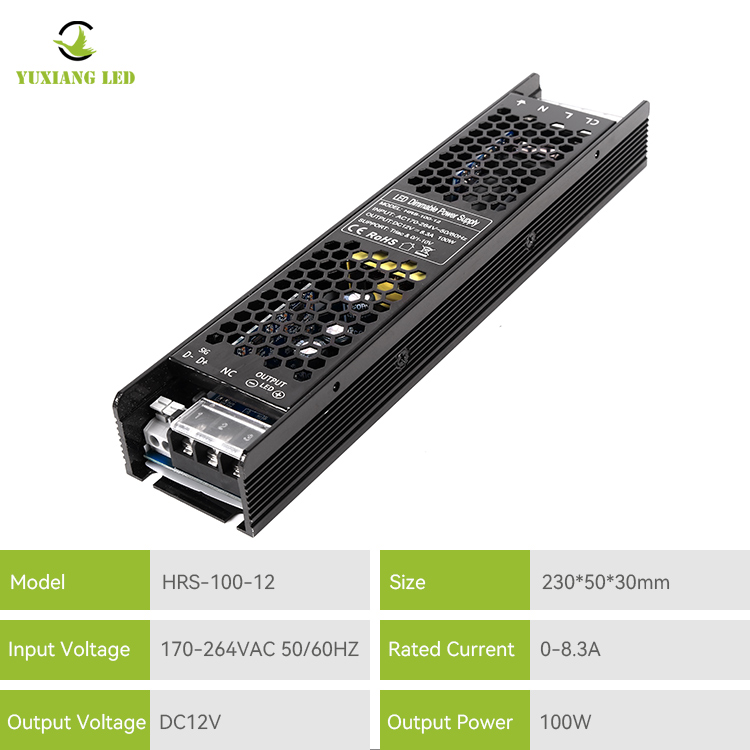 Dimmable LED Power Supply 12V 100W TRIAC 0-10V