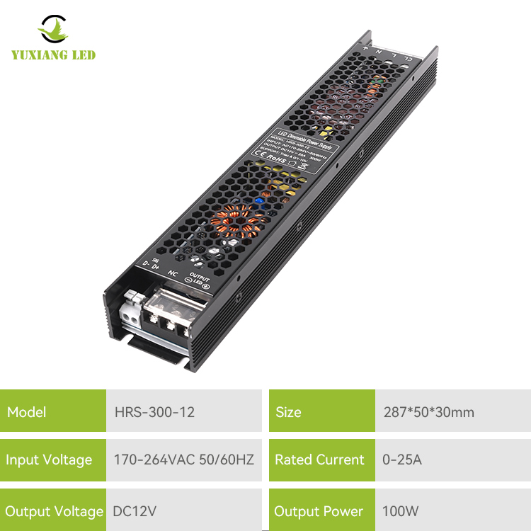 Dimmable LED Power Supply 12V 300W TRIAC 0-10V