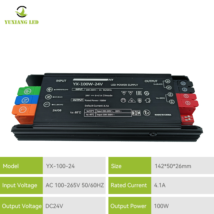 LED 24v 100w Led Linear Lighting Power Supply